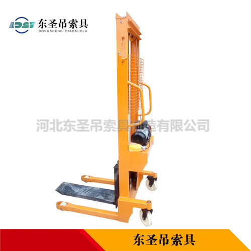 軌道式手動(dòng)液壓堆高車(chē)產(chǎn)品展示--河北東圣吊索具制造有限公司--液壓堆高車(chē)|手動(dòng)叉車(chē)|小型攪拌機(jī)|石材夾具